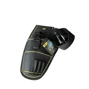 Heavy Duty Drill Holster Tool Belt Pouch Bit Holder Waist Belt Bag Drill Sleeve